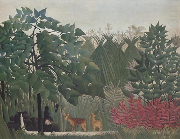 Henri Rousseau The Waterfall china oil painting image
